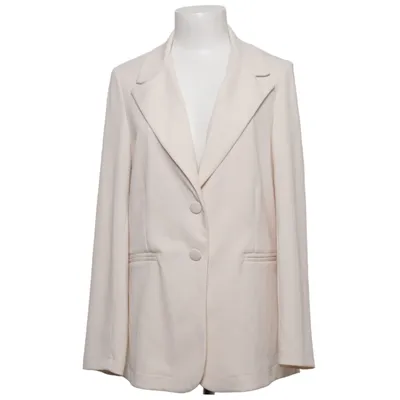 Blazer (Beige) from Santini Elastane, Polyester