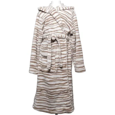 Badrock (Beige, Vit) från Åhléns Polyester