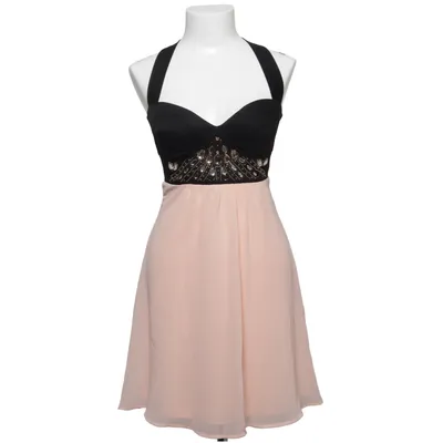 Robe de cocktail (Noir, Rose) de Elise Ryan Coton, Élasthane, Polyester