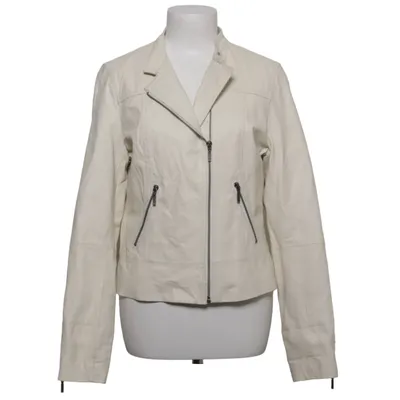 Læderjakke (Beige) fra Sara Kelly by Ellos Læder, Polyester
