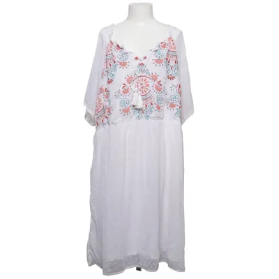 Jurk (Wit, Meerkleurig) van Gina Benotti Elastaan, Polyester, Viscose