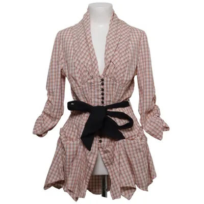 Robe (Blanc, Orange, Marron) de LMC Coton, Polyester