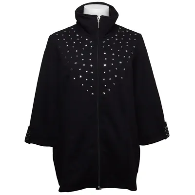 Cardigan (Black) from Paola! Cotton, Polyester
