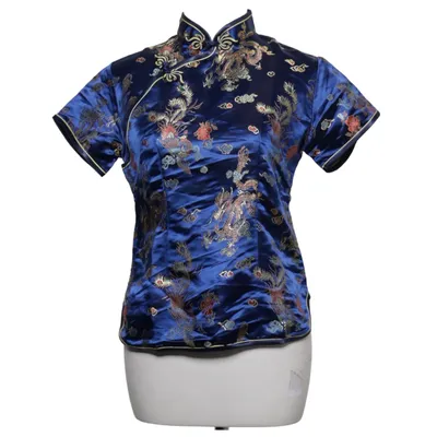 Cheongsam (Blue, Multicolored) from HOHO