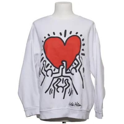 Sweatshirt (Weiß, Rot, Schwarz) von Keith Haring