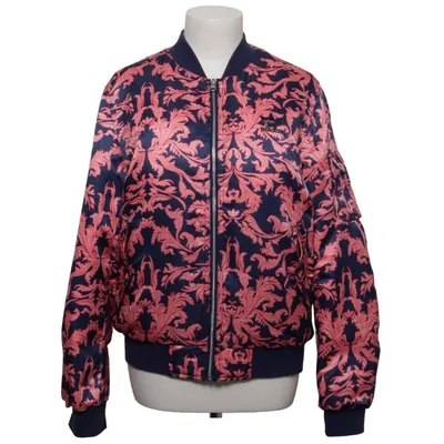 Bomberjakke (Blå, Pink) fra Adidas Originals Bomuld, Elastan, Polyester