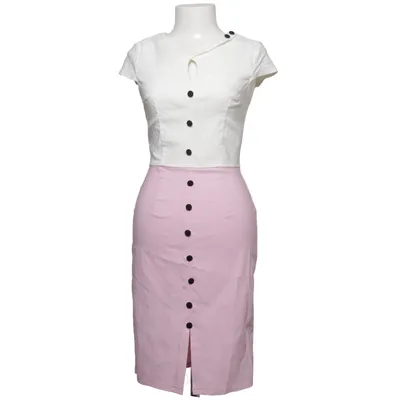 Jurk (Wit, Roze) van Muxxn Elastaan, Polyamide, Viscose