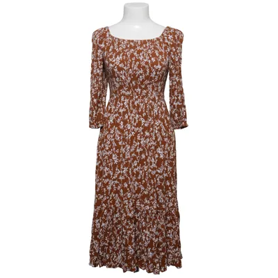 Maxi jurk (Bruin, Wit) van Louche Viscose
