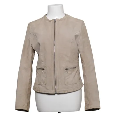 Läderjacka (Beige) från Conbipel Skinn, Polyester