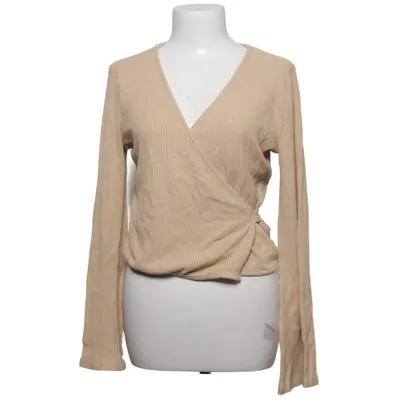 Blouse portefeuille (Beige) de Shiwi Élasthane, Polyester, Viscose