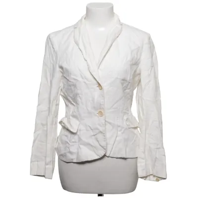 Blazer (Blanc) de Turnover Acétate, Lin