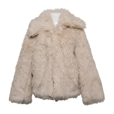 Vinterjakke (Beige) fra & Other Stories Akryl, Polyester, Viscose, Uld