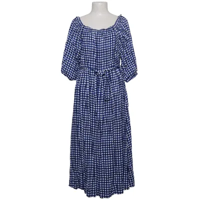Kjole (Blå, Hvid) fra Evans Viscose
