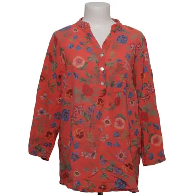 Blouse (Rouge, Multicolore) de Sorbet Coton
