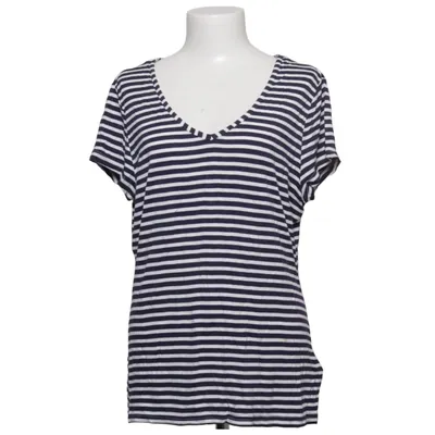 T-shirt (Blå, Hvid) fra Rainbow Elastan, Viscose