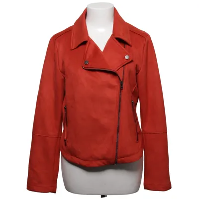 Biker jacket (Red) from s.Oliver Elastane, Polyester