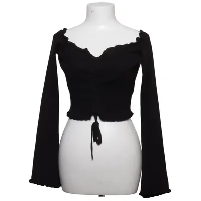 Crop top (Noir) de Linn Ahlborg x NA-KD Acrylique, Coton