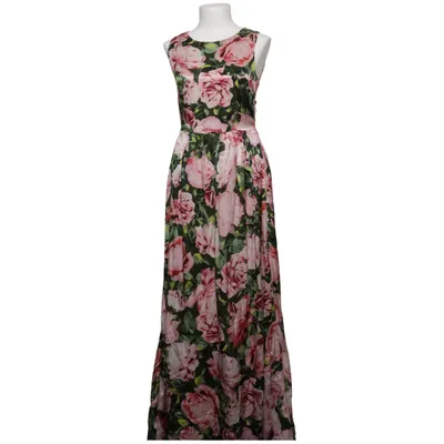 Robe longue (Vert, Rose, Multicolore) de Hallhuber Donna Soie, Viscose