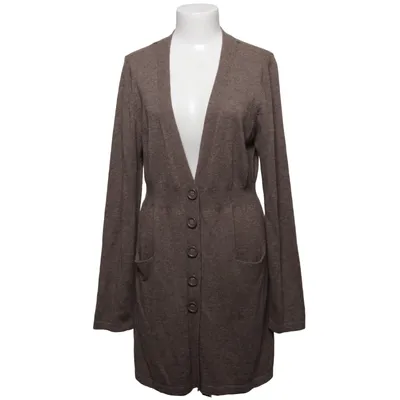 Cardigan (Brown) from Frk. Acrylic, Silk, Wool