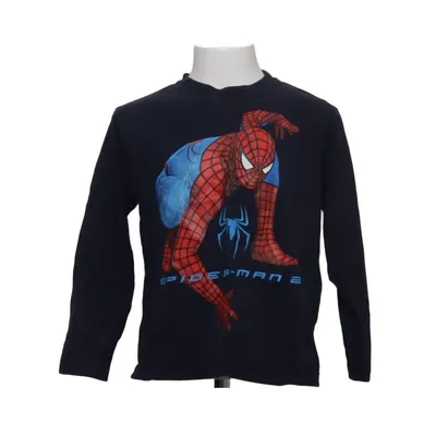 Lange mouwen shirt (Blauw, Meerkleurig) van Spiderman Katoen