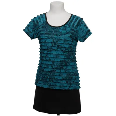 Jurk (Blauw, Zwart) van M&Co Elastaan, Polyester