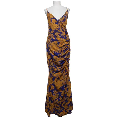 Maxi dress (Blue, Yellow) from Club London Polyester