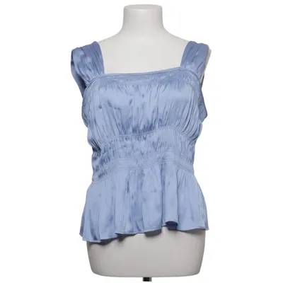 Crop top (Blå) fra H&M Modern Classic Polyester