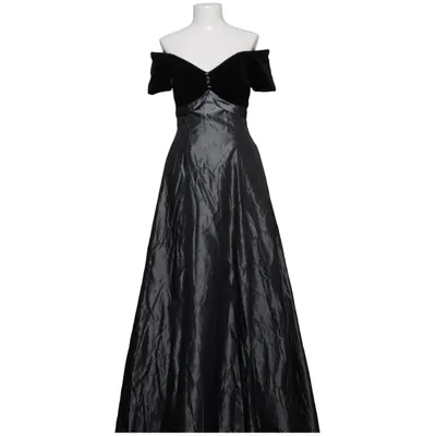 Evening gown (Black, Gray) from John Charles Acetate, Nylon, Polyester
