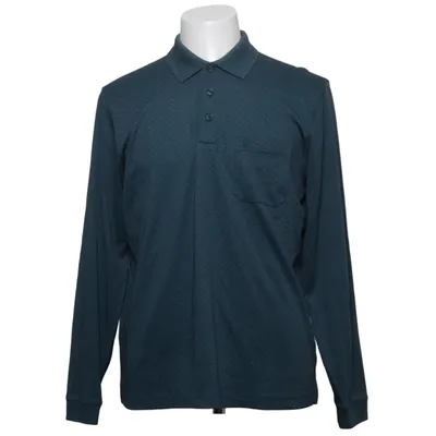 Rugby shirt (Blauw) van Ragman Katoen, Polyester
