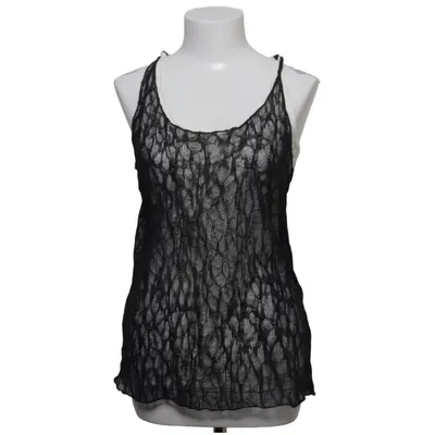 Tank Top (Black, White) from Laura Scott Polyamide, Polyester, Viscose