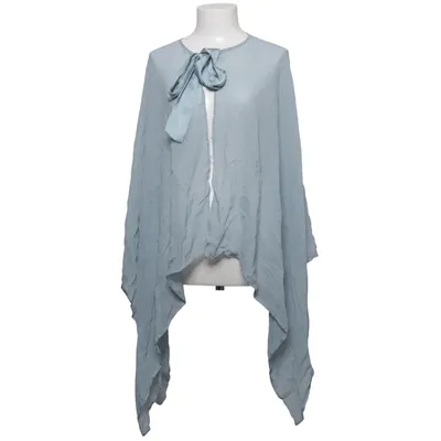Poncho (Bleu) de Twin Set Simona Barbieri Polyester, Viscose
