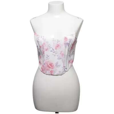 Korsett (Weiß, Mehrfarbig) von White Fox Polyester