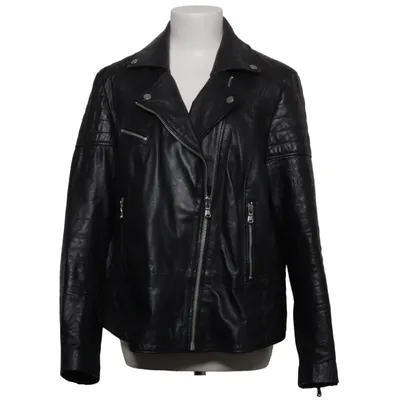 Veste en cuir (Noir) de Barneys Originals Cuir, Polyester