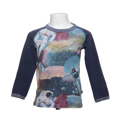 Långärmad t-shirt (Blå, Flerfärgad) från Molo Bomull, Elastan