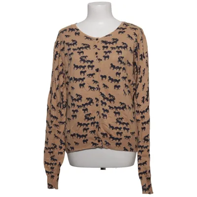 Kofta (Beige, Svart) från Emilia Angora, Bomull, Polyamid