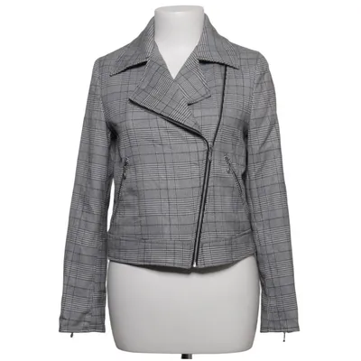 Bikerjack (Grijs, Zwart) van Koton Elastaan, Polyester, Viscose