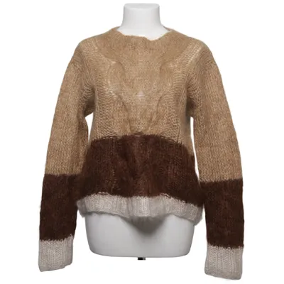 Tröja (Brun, Beige, Vit) från Dawn x Dare Mohair, Polyamid, Ull