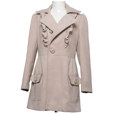 Frakke (Beige) fra Atmosphere Elastan, Polyester, Viscose