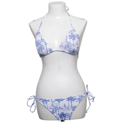 Bikini (Blå, Vit) från MC2 Saint Barth Elastan, Polyamid