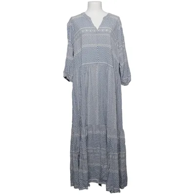 Jurk (Blauw, Wit) van Gina Viscose