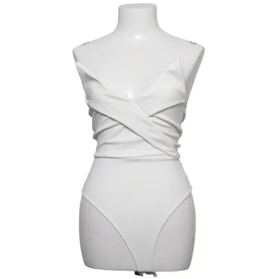 Body (Vit) från PrettyLittleThing Elastan, Polyester