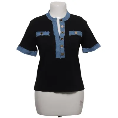Topp (Svart, Blå) från Rosa Polyester, Viskos