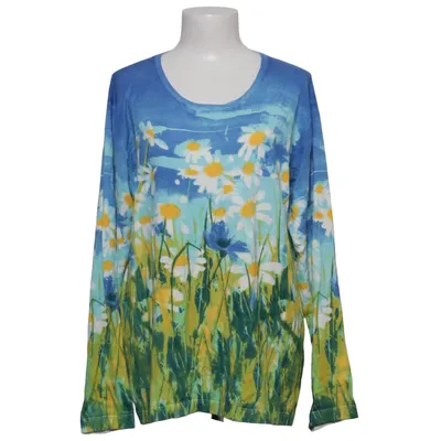 Pull-over (Bleu, Jaune, Blanc) de MXO Polyamide, Viscose