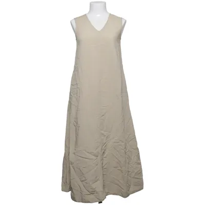 Maxi jurk (Beige) van Uniqlo Linnen, Viscose