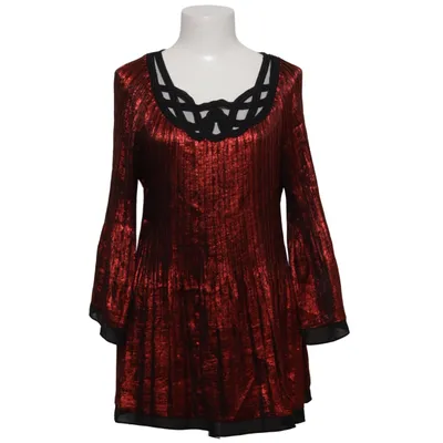 Top (Red, Black) from Kriss Sweden Polyester
