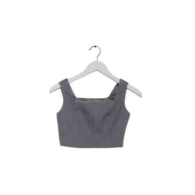 Crop top (Grå) från AERE Elastan, Polyester, Viskos