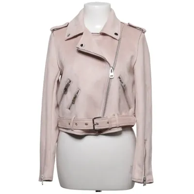 Bikerjacka (Rosa) från Zara Basic Outerwear Elastan, Polyester