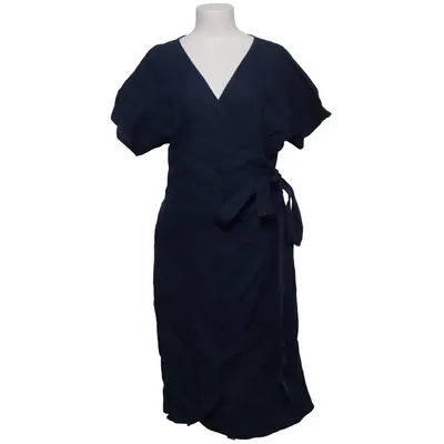 Wrap dress (Blue) from Linenfox