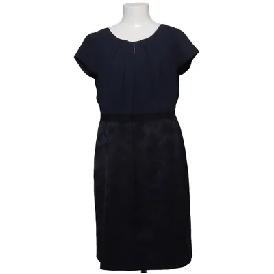 Robe (Bleu) de Comma Coton, Polyester