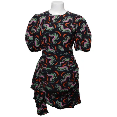 Klänning (Svart, Flerfärgad) från Rhode Polyester, Viskos